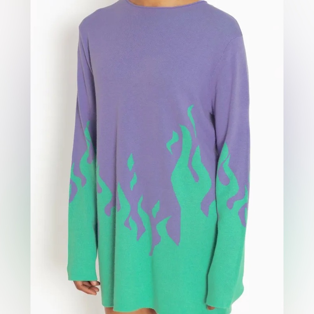 Blackmilk Flaming Pastel Oversized Knit Sweater